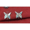 Image 4 : Vintage Lot of 3 Pairs - Hand Fashioned Native American Earrings - Sterling Included