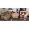 Image 1 : 3 Baskets and a Crate