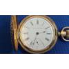 Image 2 : Antique Trenton Watch Co. Model 2 Size 18 7 Jewel Pocket Watch With Hunter Case - Working Condition