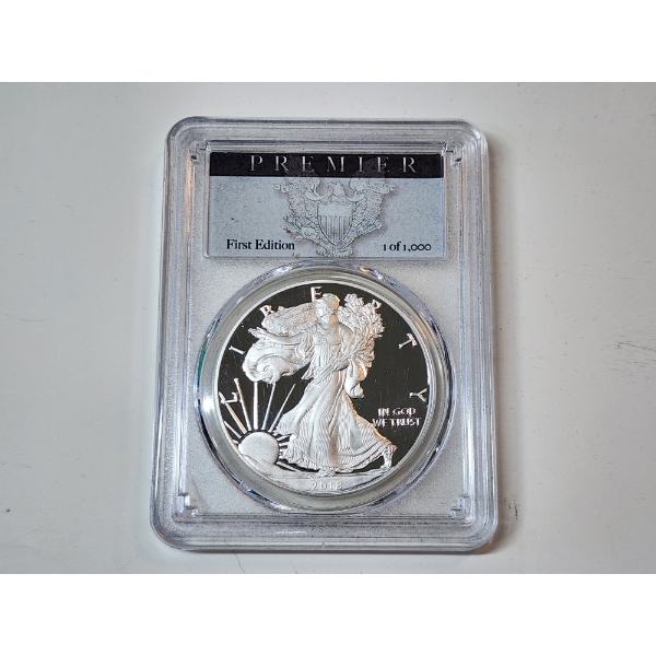 PCGS PR70DCAM Limited Edition Proof Set 2018-S American Silver Eagle 1 oz .999 Fine Silver 
