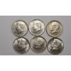 Image 1 : (6) Assorted Years United States 40% Silver Kennedy Half Dollars - Face Value: $3.00