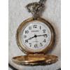 Image 3 : Modern Vintage-Style Railroad Locomotive Pocket Watch (17 Inches)
