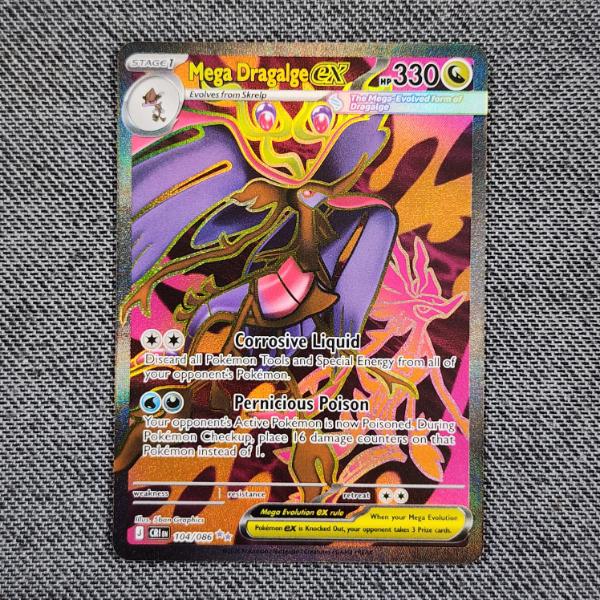 Mega Dragalge EX 104/086 Holo Rare Pokemon Trading Card