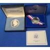 Image 1 : 1974 Bicentennial Commemorative Sterling Silver Medal & 1986 U.S Mint Liberty Half Dollar Proof 