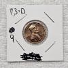Image 1 : 1973-D Lincoln Memorial Cent FV: $.01