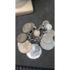 Image 14 : Sterling Silver Rings, Necklace Chain & Unique Foreign Coin Bracelet