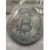 Image 3 : Original APMEX 1 Troy Oz .999 Fine Silver Bitcoin Coin - In Original Packaging - Mint Condition