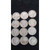 Image 2 : (20) Assorted Years 90% Silver Mercury Dimes Face Value: $2