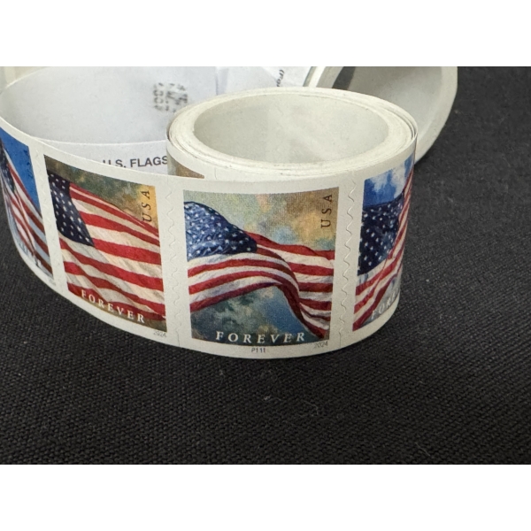 100 United States Forever Postage Stamps - Sealed Brand New - Brand New Roll - $78.00 Retail
