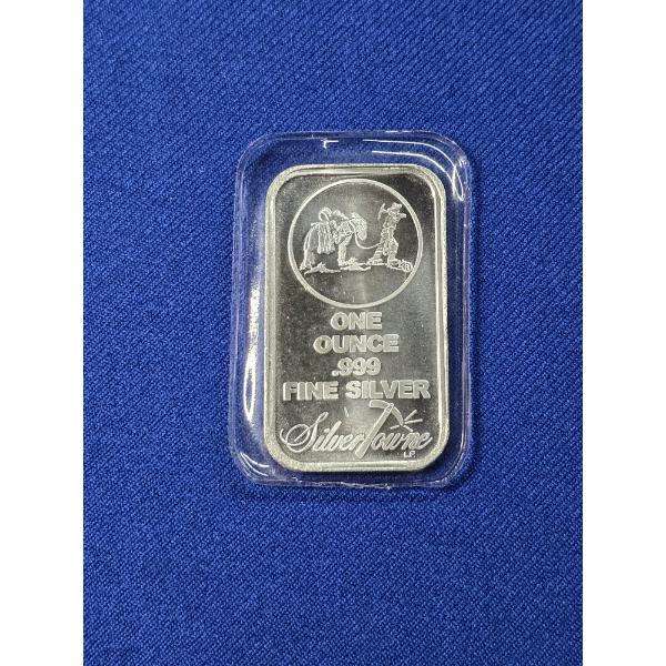 Silvertowne Mint 1 oz .999 Fine Silver Bar - Mint Condition!
