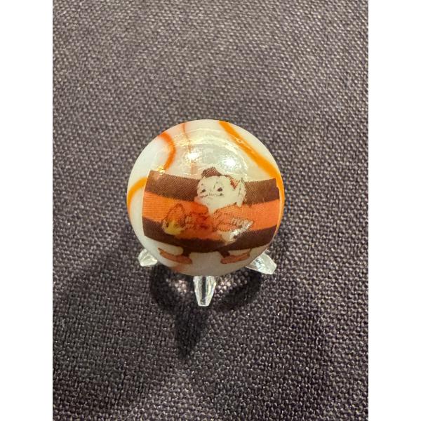 Vintage NFL Cleveland Browns Advertising Marble - Mint Condition