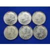 Image 2 : (6) 1967 40% Silver Kennedy Half Dollars FV: $3.00