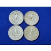 Image 2 : x4 Assorted Years U.S. 90% Silver Washington Quarters FV: $1.00