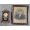Image 1 : Vintage Wuersch Clock And Framed Vintage Photograph 