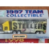 Image 2 : Officially Licensed NFL 1997 & 1998 Pittsburgh Steelers Limited Edition Truck & Trailer Toys In Box