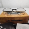 Image 2 : Vintage Oakley Big Sq Wire Titanium Eyeglasses Clear Lenses Chrome 05-760 w/ Box, Case, Papers