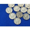 Image 5 : x50 Assorted Year Silver Mercury Dimes in Coin Tube - FV: $5.00