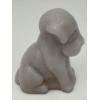 Image 2 : Adorable Degenhart Vintage Glass Dog Figurine -Mauve