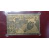 Image 8 : 22KT Golden Proof Replicas Of United States Stamps Binder With Some Stamps Inlcuded