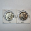 Image 1 : Two United States 1967 40% Silver Kennedy Half Dollars 