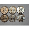 Image 3 : Assorted Year Silver Washington Quarters Face Value: $2.00