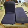Image 2 : 2 Beach/Boat Chairs - Fold flat and can be used at an incline