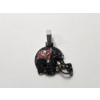 Image 1 : Tampa Bay Buccaneers GLD 14K White Gold-Plated Helmet Logo Pendent