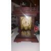 Image 1 : Antique "Gingerbreak" Type Kitchen Clock with Alarm 23" x 16"