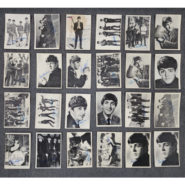 24 Assorted 1960's Beatles Trading Cards ~ Mostly Topps Trading Cards ~ Assorted Series & Conditions