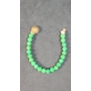 Image 4 : Jadeite Bracelet With Gold Embellishment 