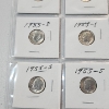 Image 7 : $2.00 Face Value of 1955-S 90% Silver Roosevelt Dimes