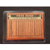 Image 2 : 1986 Topps Pete Rose Cincinnati Reds Card #1 Baseball Card - Mint Condition