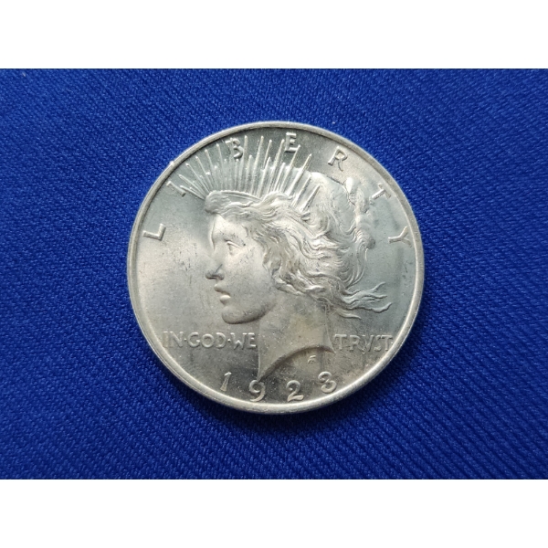 1923 90% Silver Peace Dollar in Excellent Condition