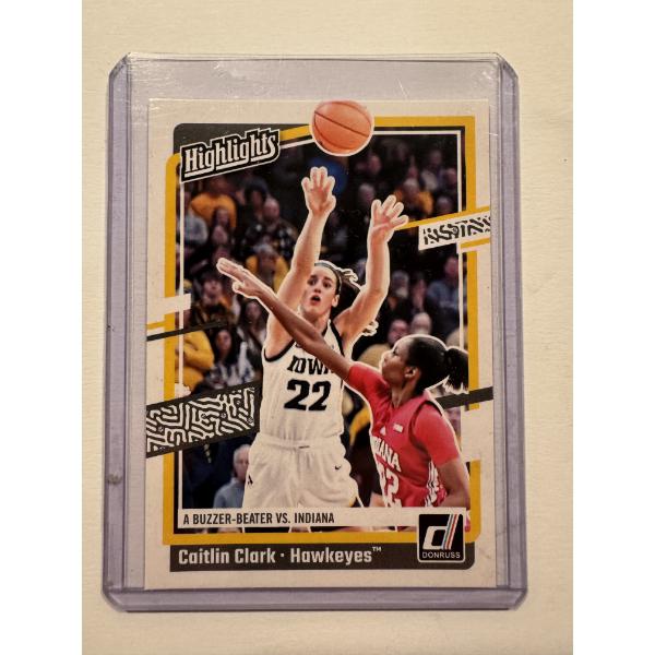2024 Caitlin Clark Panini ROOKIE Basketball Card - Mint Condition In Protective Holder - Exceptional
