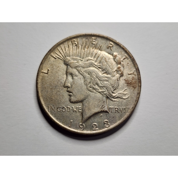 1923 United States 90% Silver Peace Dollar from Philadelphia Mint!