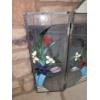 Image 4 : *Pick Up At Mantua Home-No Shipping Available* Striking Vintage Stained Glass 33''x43'' Fireplace Sc
