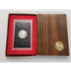 Image 1 : 1971-S 40% Silver Eisenhower Proof Dollar - U.S. Mint Brown Ike Box