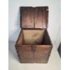 Image 7 : Hard Wood Strong Box With Lockable Latch & Carrying Handle