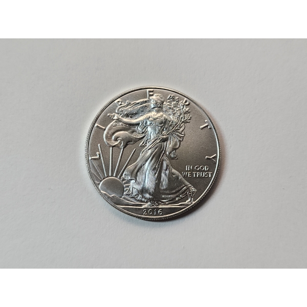2016 American Eagle 1 Oz 99.9% Fine Silver Dollar