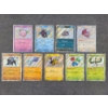 Image 1 : Lot of 9 Assorted Shiny Holo Rare Pokemon Trading Cards Including Skwovet & Paldean Tauros