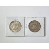 Image 4 : x2 1951 90% Silver Franklin Half Dollars 