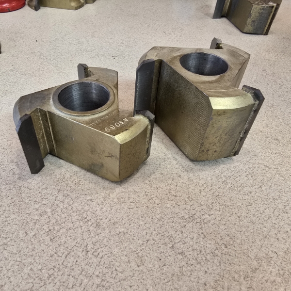 (2) Back Cutters 1 1/2" and 2" - Shaper Bits