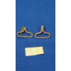 Image 1 : Pair Of Confederate Knapsack Hooks From The Spottsylvania, VA Battlefield With COA
