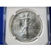 Image 2 : 1993 $1 American Siver Eagle 1 oz Fine Silver Graded by NGC MS 69