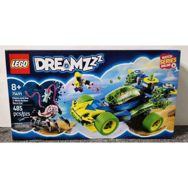 LEGO Dreamzzz Mateo and the Z-Blob Action Race Car #71491 ~ 485 Piece Building Toy Set ~ NEW IN BOX
