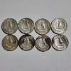 Image 4 : Eight Assorted 1964 United States Washington 90% Silver Quarters ~ $2.00 Face Value