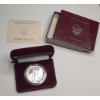 Image 1 : United States 1990 One Troy Ounce .999 Fine SIlver American Eagle With Original Packaging 