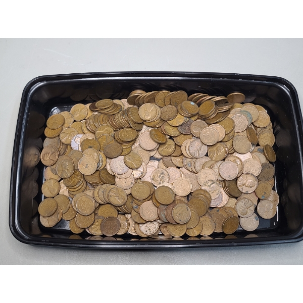Unsearched Assorted Years Lincoln Wheat Cents - Face Value: $4.49