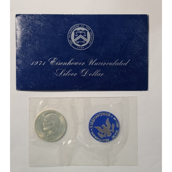 1971-S Eisenhower Uncirculated Silver Dollar 