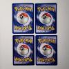 Image 2 : Four Assorted Vintage Pokemon Trading Cards Including Two Rares, Dratini & 1ST EDITION GIRAFARIG